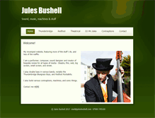 Tablet Screenshot of julesbushell.com